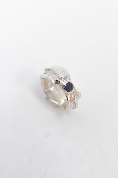 La bague Porcelaine Bleu