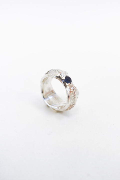 La bague Porcelaine Bleu