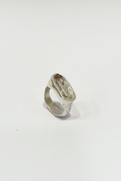 La bague Cœur creusé